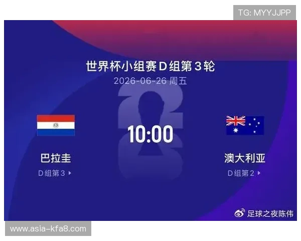 世界杯巴拉圭澳大利亚小组赛排名最新动态与比赛结果对比分析